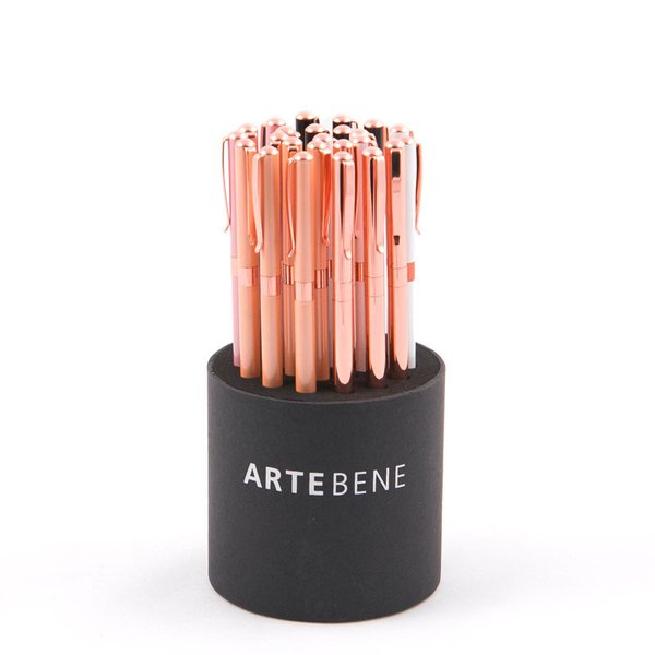 Kugelschreiber von Artebene, sand-/roségoldfarben