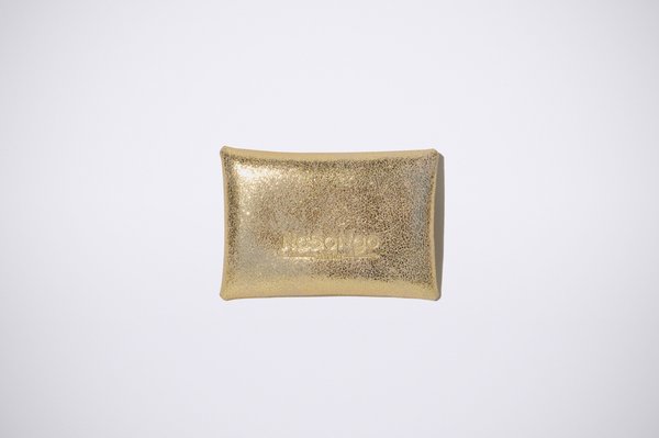Mini-Geldbeutel. Portecarte, shiny gold