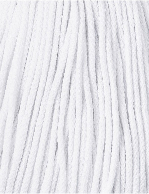 Bobbiny Baumwollkordel, 3mm, Weiß