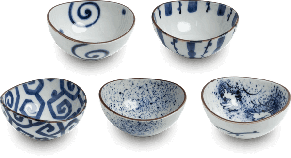 Set aus 5 japanischen Schalen